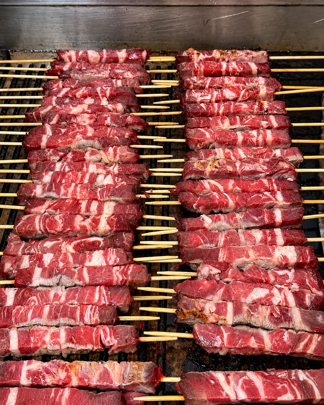 Arrosticini pronti per la brace
