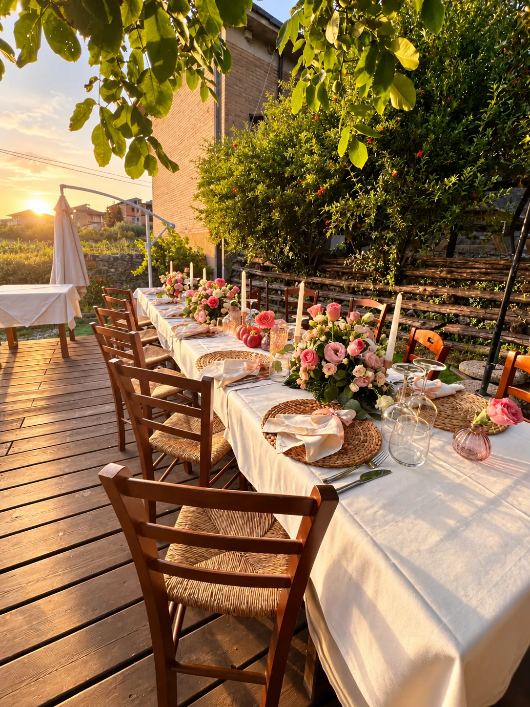 La terrazza al tramonto